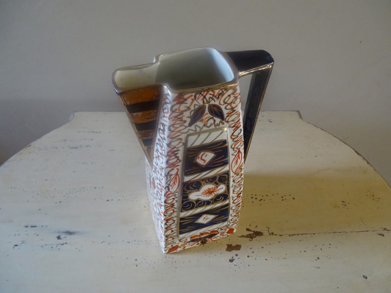 Art Deco Imari Pattern Wade Heath Porcelain Jug