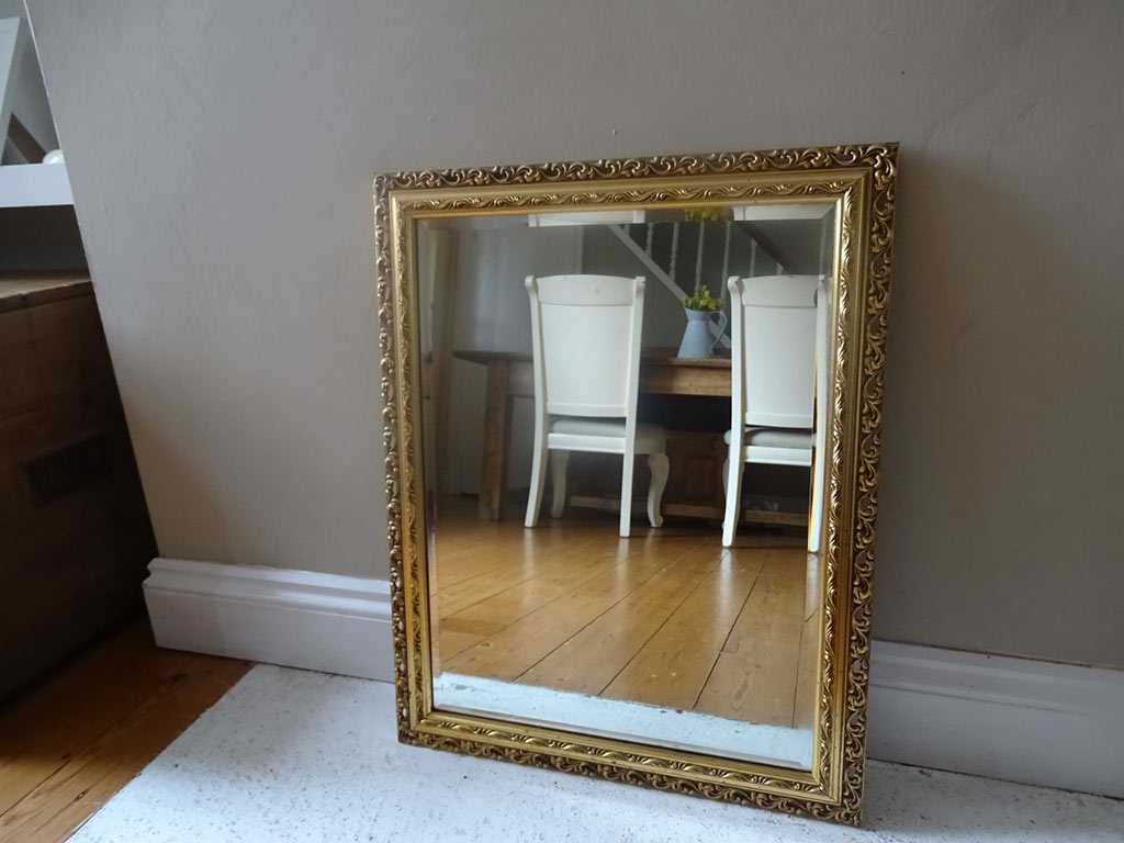 Vintage Ornate Gold Mirror